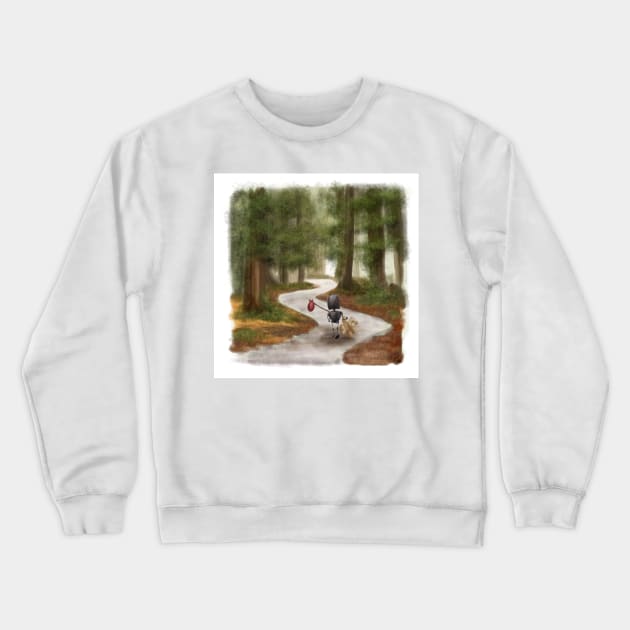 Journey Crewneck Sweatshirt by hollydoesart